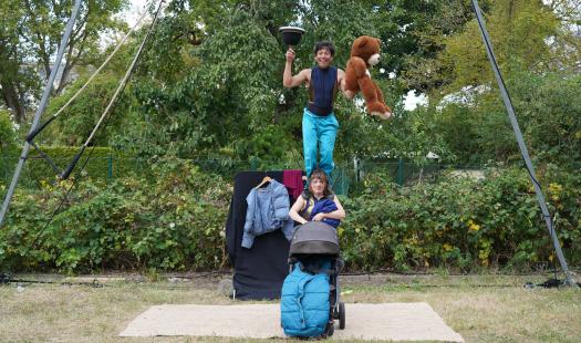 Rike Greusing & Tiago Fonseca: Familienzirkus 2.0 – Zirkus & Schlafentzug